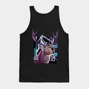 Deer Geometric russian Tank Top